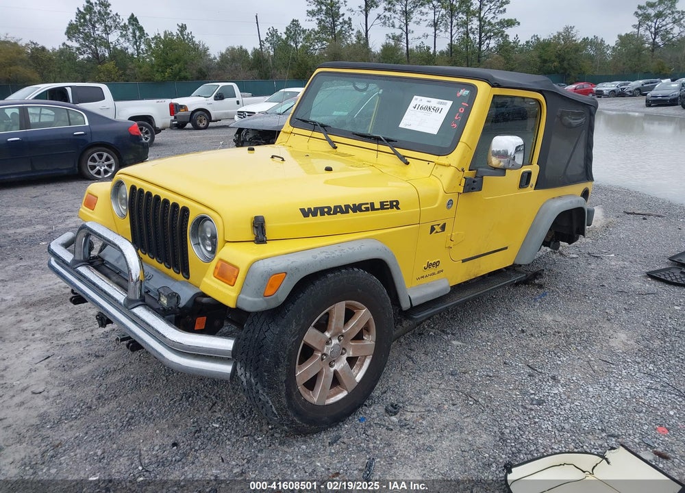 2006 JEEP WRANGLER X VIN: 1J4FA39S86P775623