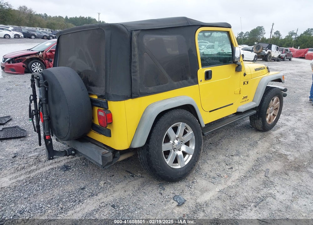 2006 JEEP WRANGLER X VIN: 1J4FA39S86P775623