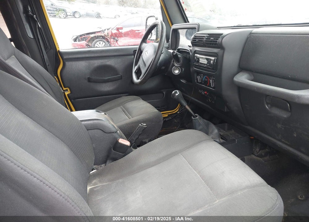 2006 JEEP WRANGLER X VIN: 1J4FA39S86P775623