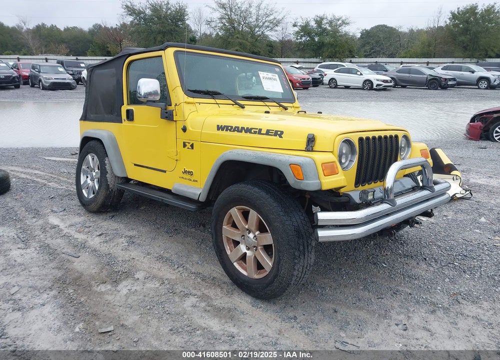 2006 JEEP WRANGLER X VIN: 1J4FA39S86P775623