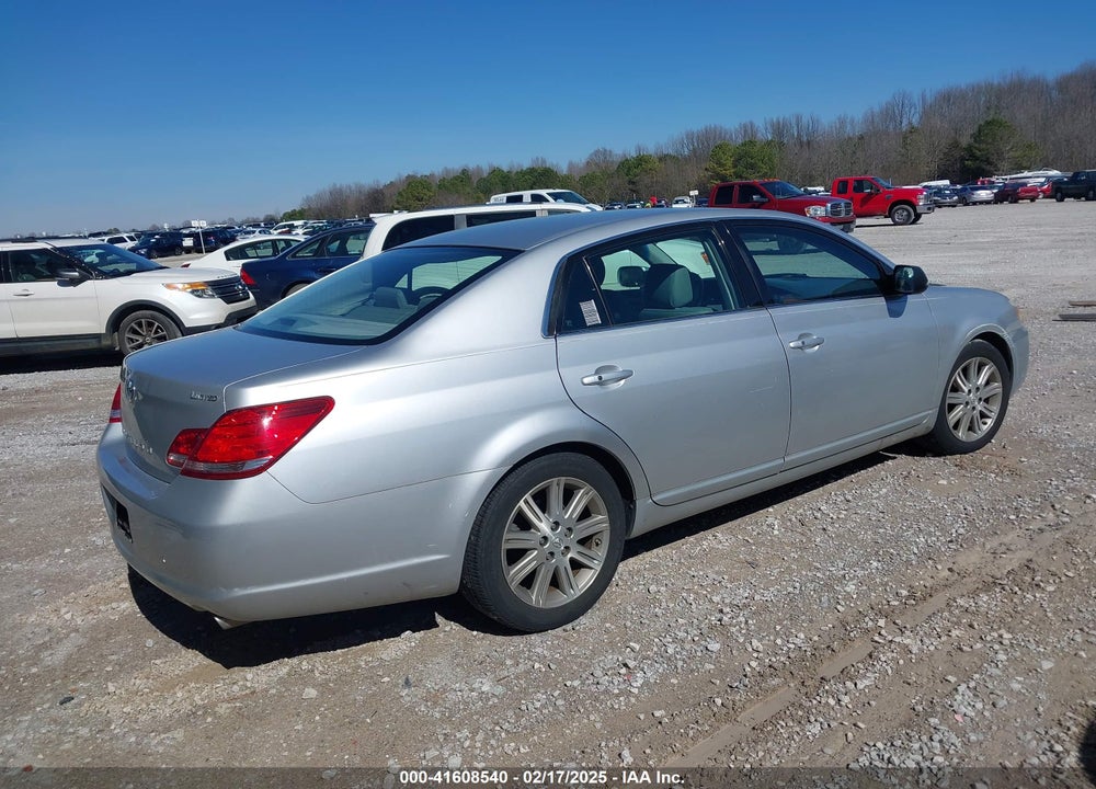 2007 TOYOTA AVALON LIMITED VIN: 4T1BK36B57U247722