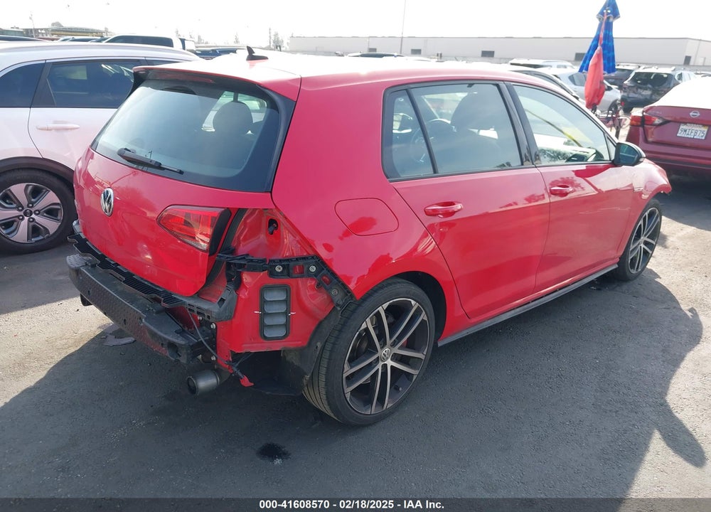 2017 VOLKSWAGEN GOLF GTI AUTOBAHN 4-DOOR/S 4-DOOR/SE 4-DOOR/SPORT 4-DOOR VIN: 3VW447AU6HM014118