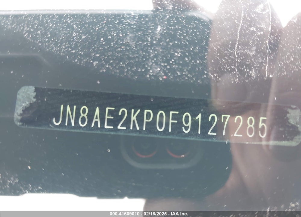 2015 NISSAN QUEST PLATINUM/S/SL/SV VIN: JN8AE2KP0F9127285