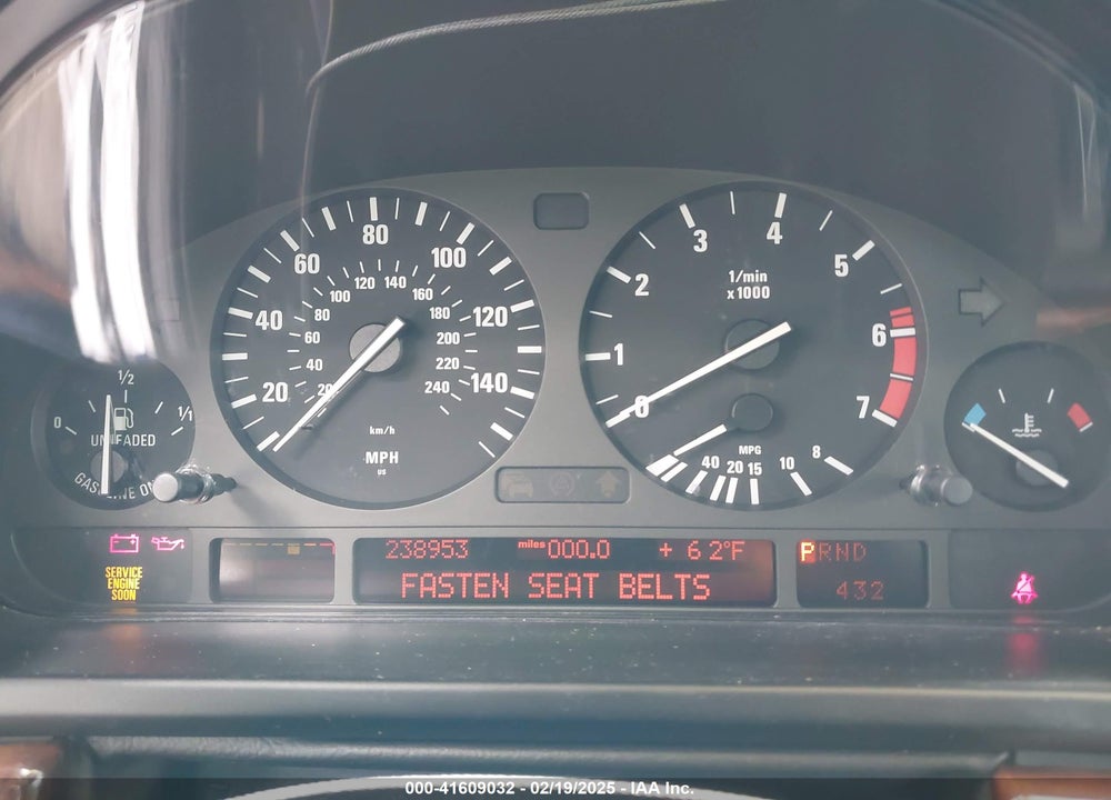 1999 BMW 540IA VIN: WBADN6331XGM60990