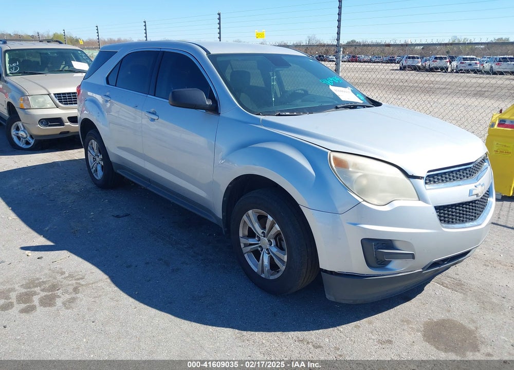 2012 CHEVROLET EQUINOX LS VIN: 2GNALBEK7C6129390