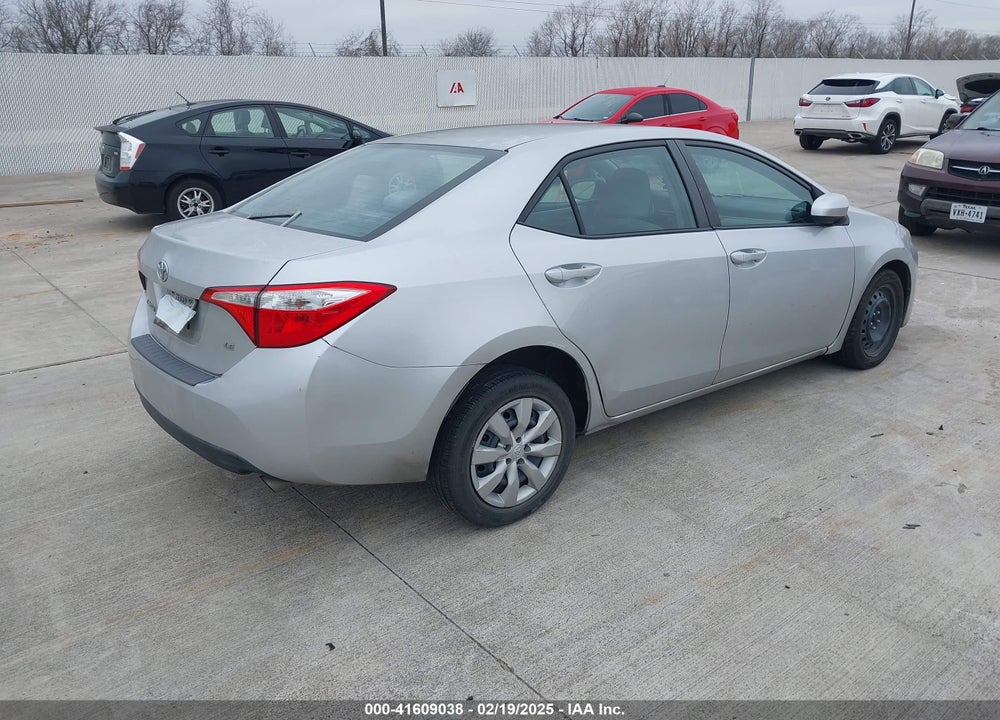 2016 TOYOTA COROLLA VIN: 5YFBURHE0GP409021