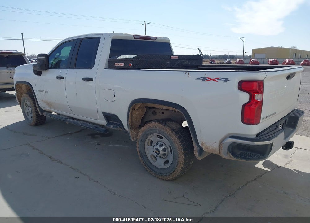 2022 CHEVROLET SILVERADO 2500HD 4WD DOUBLE CAB STANDARD BED WT VIN: 1GC5YLE73NF286095