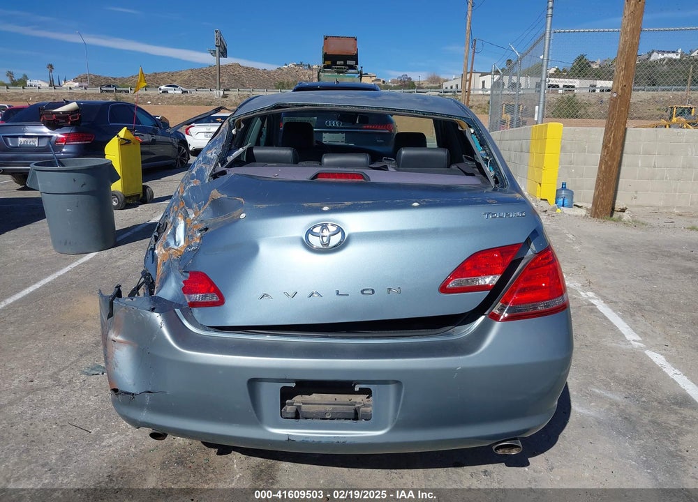 2005 TOYOTA AVALON TOURING VIN: 4T1BK36B45U056421