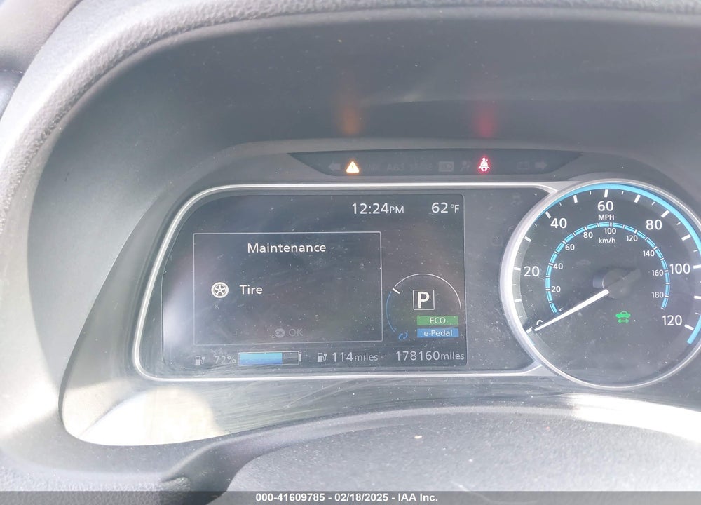 2019 NISSAN LEAF VIN: 1N4BZ1CP2KC308632