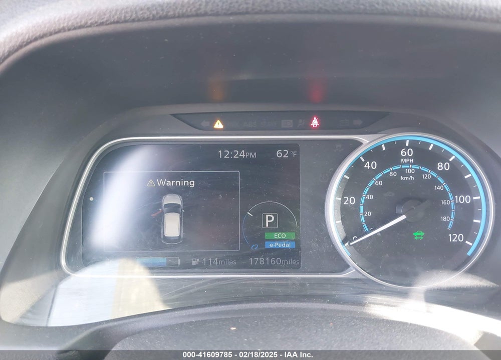 2019 NISSAN LEAF VIN: 1N4BZ1CP2KC308632