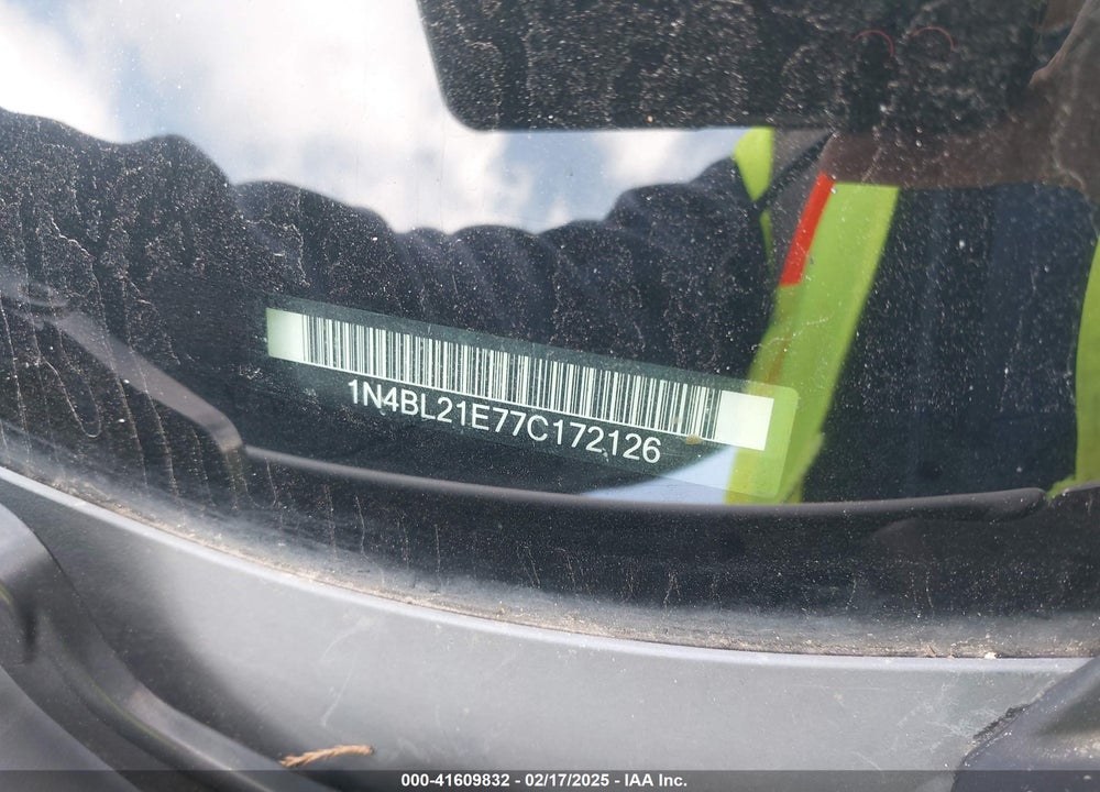 2007 NISSAN ALTIMA 3.5 SE VIN: 1N4BL21E77C172126