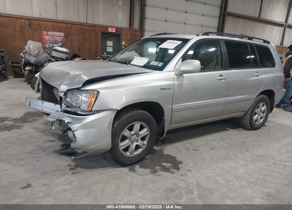 2002 TOYOTA HIGHLANDER LIMITED V6 VIN: JTEHF21A320069025