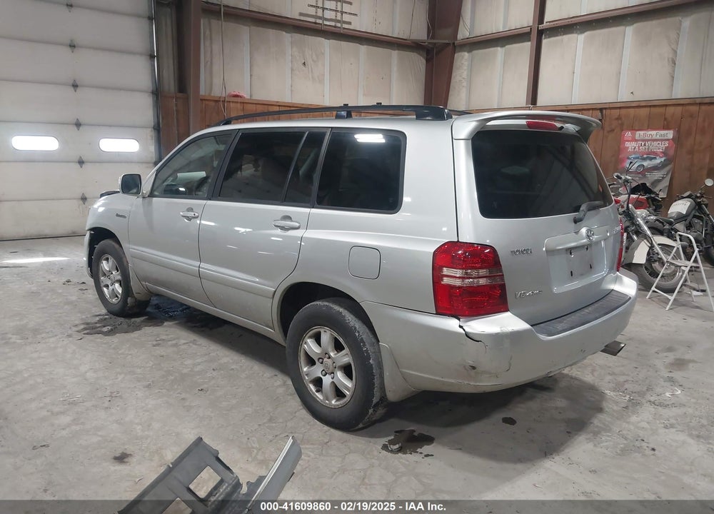 2002 TOYOTA HIGHLANDER LIMITED V6 VIN: JTEHF21A320069025