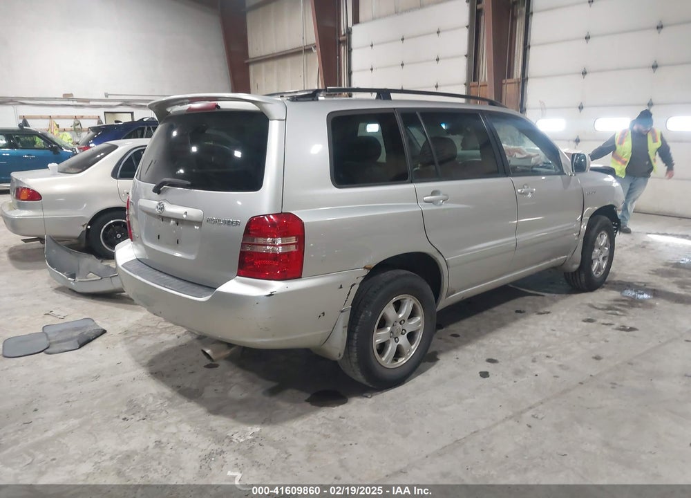 2002 TOYOTA HIGHLANDER LIMITED V6 VIN: JTEHF21A320069025