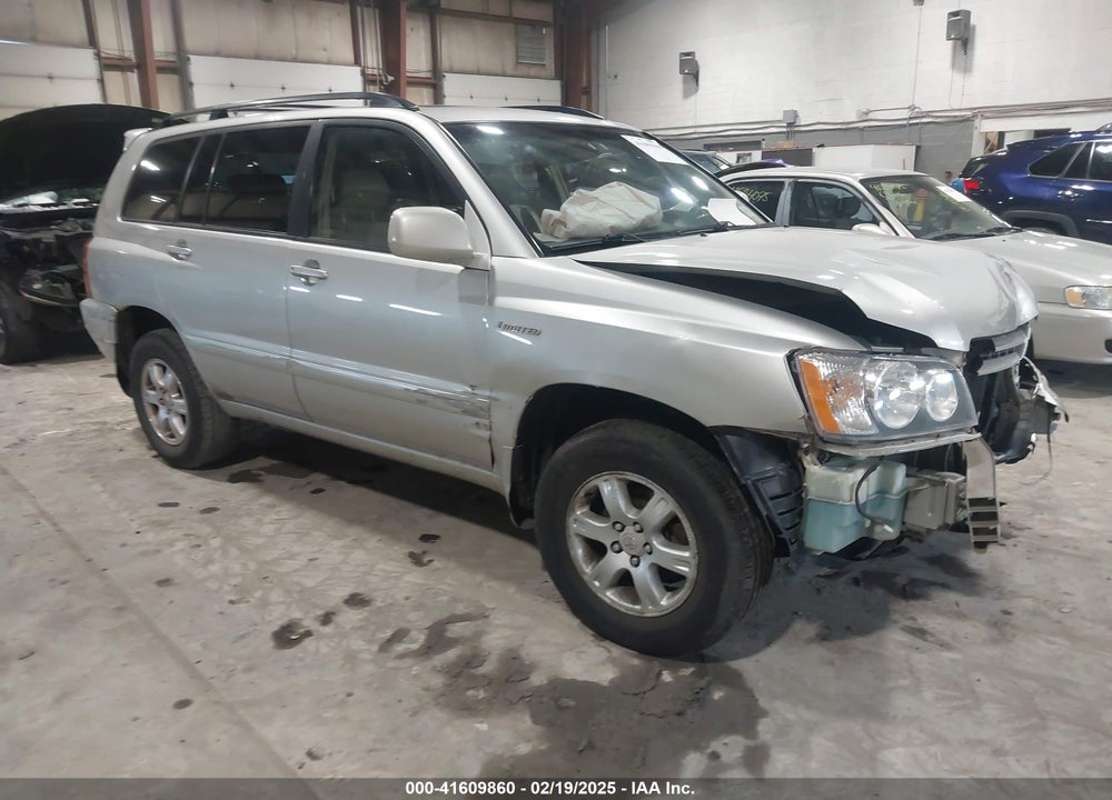 2002 TOYOTA HIGHLANDER LIMITED V6 VIN: JTEHF21A320069025