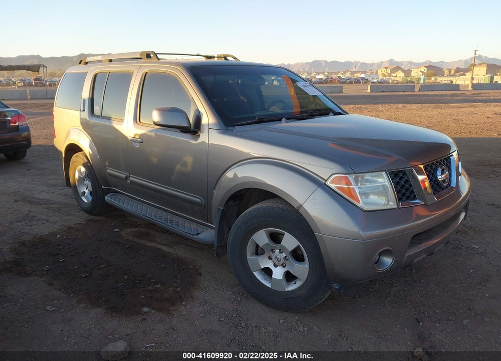 2006 NISSAN PATHFINDER SE VIN: 5N1AR18U96C642498