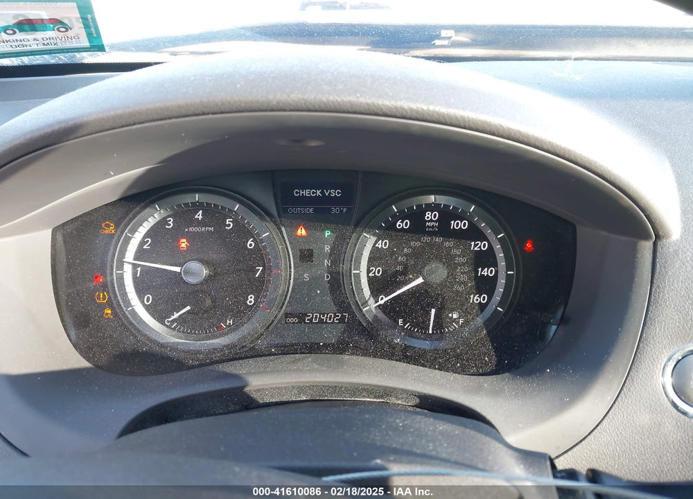 2009 LEXUS ES 350 VIN: JTHBJ46GX92311128