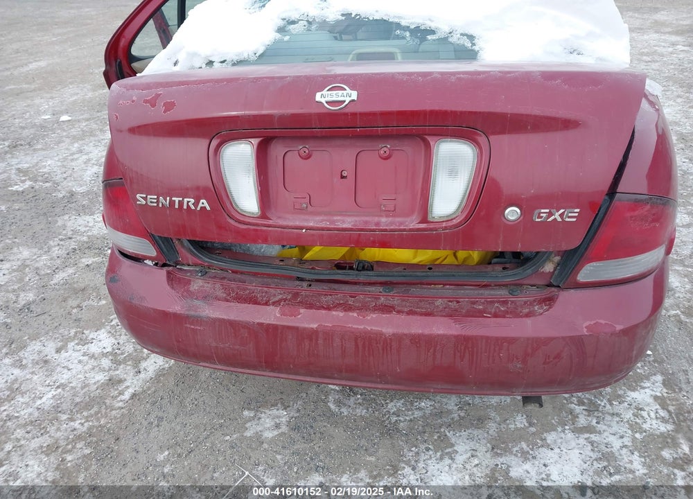 2000 NISSAN SENTRA GXE/XE VIN: 3N1CB51D5YL345130