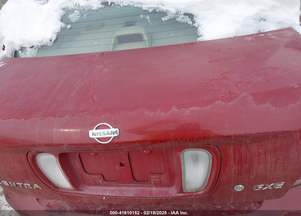 2000 NISSAN SENTRA GXE/XE VIN: 3N1CB51D5YL345130