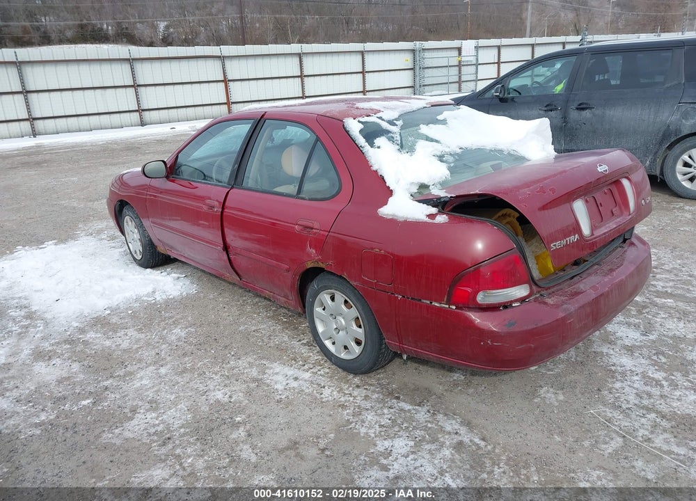 2000 NISSAN SENTRA GXE/XE VIN: 3N1CB51D5YL345130