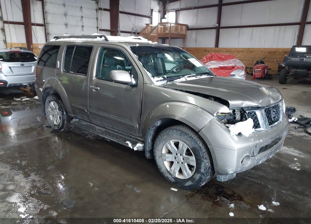 2005 NISSAN PATHFINDER LE VIN: 5N1AR18W45C711713