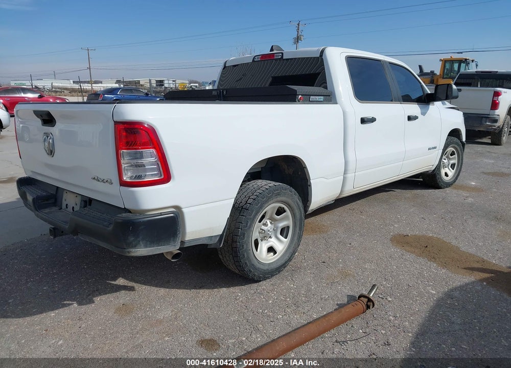2022 RAM 1500 TRADESMAN 4X4 6'4 BOX VIN: 1C6SRFNT7NN443106