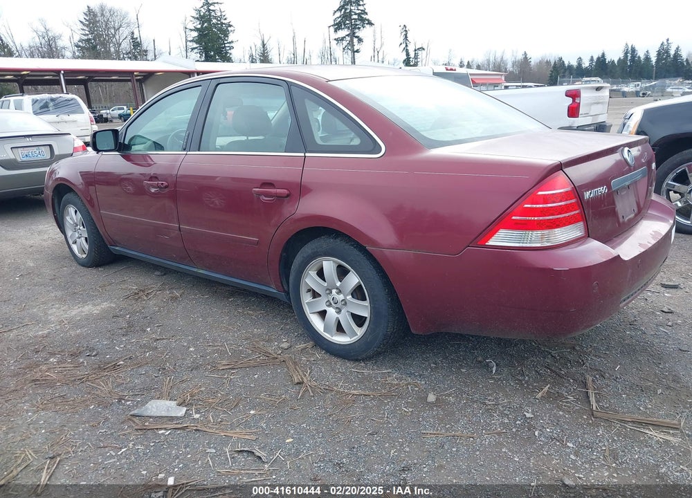 2005 MERCURY MONTEGO LUXURY VIN: 1MEHM41185G604124