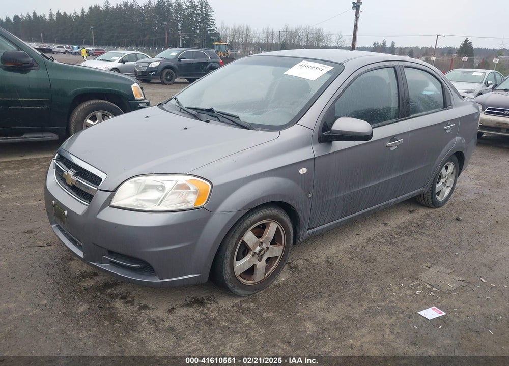 2007 CHEVROLET AVEO VIN: KL1TD55647B160576