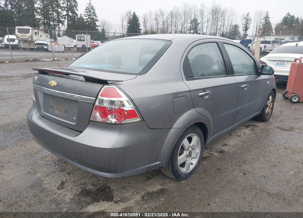 2007 CHEVROLET AVEO VIN: KL1TD55647B160576