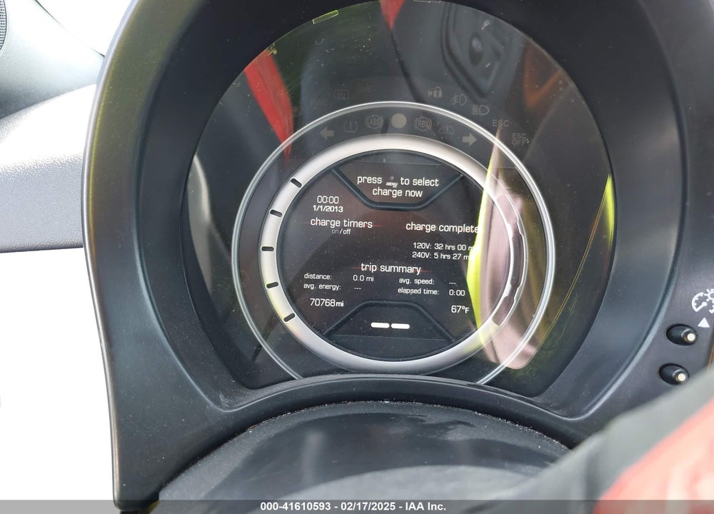 2014 FIAT 500E VIN: 3C3CFFGE7ET172881