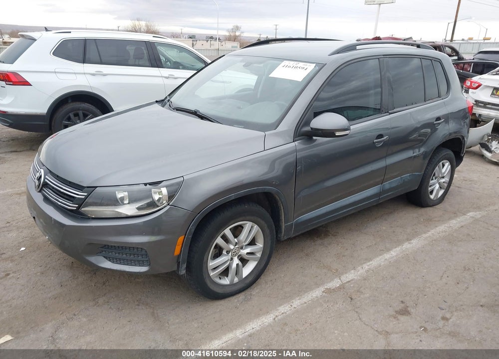 2016 VOLKSWAGEN TIGUAN S VIN: WVGAV7AX1GW513934