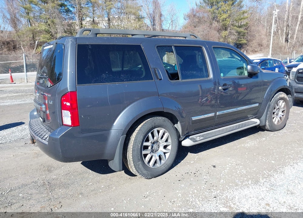 2010 NISSAN PATHFINDER LE VIN: 5N1AR1NB6AC621538