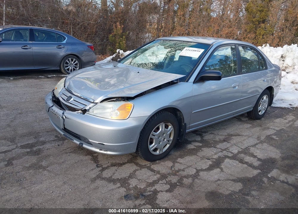 2002 HONDA CIVIC LX VIN: 2HGES16502H553143