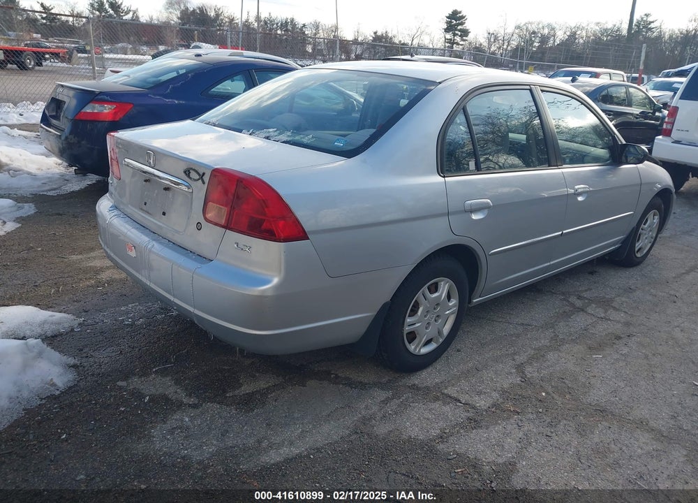 2002 HONDA CIVIC LX VIN: 2HGES16502H553143