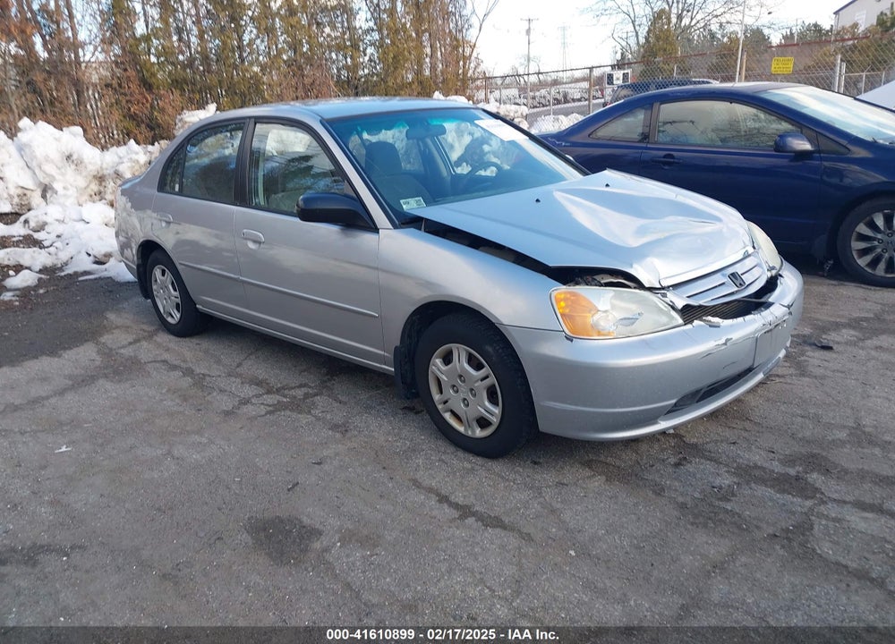 2002 HONDA CIVIC LX VIN: 2HGES16502H553143