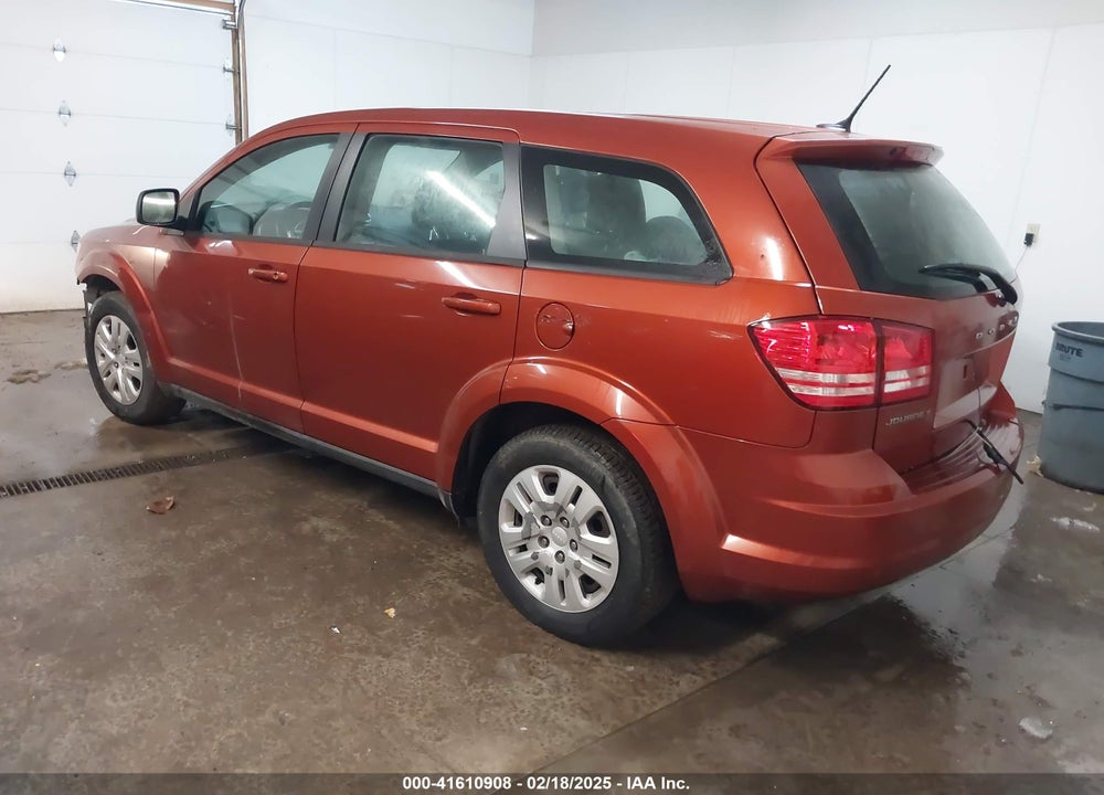 2013 DODGE JOURNEY AMERICAN VALUE PKG VIN: 3C4PDCAB9DT709930