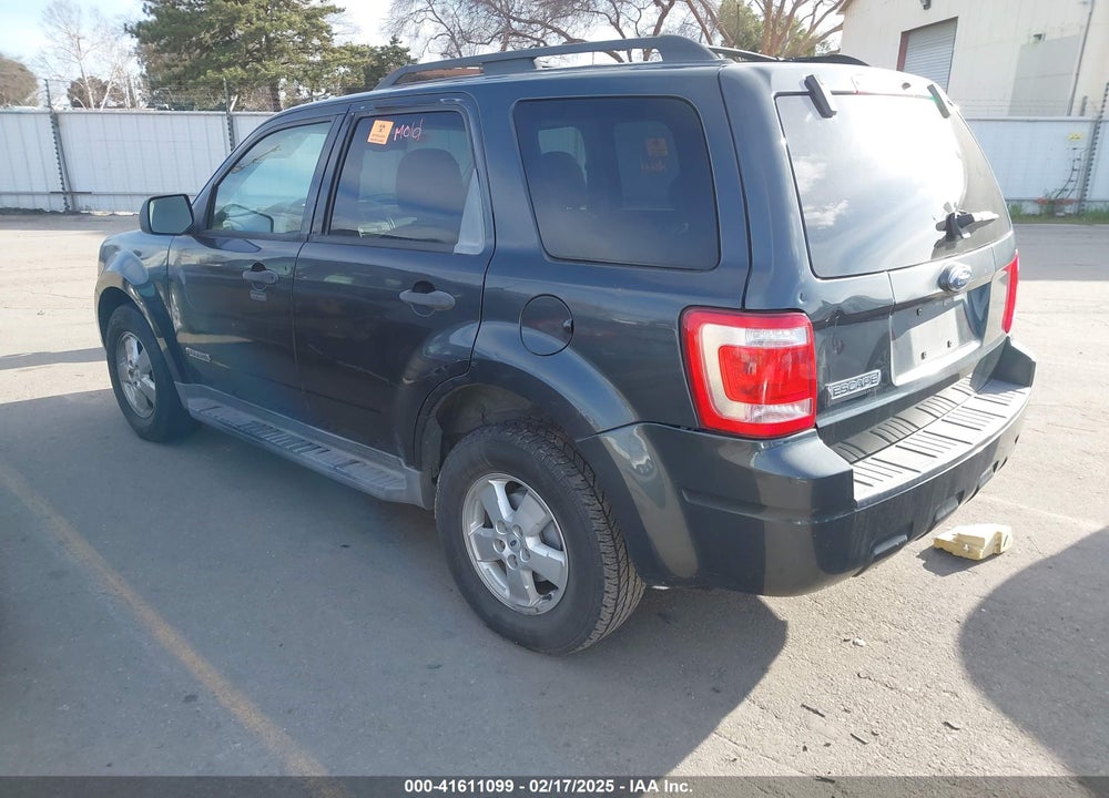 2008 FORD ESCAPE XLT VIN: 1FMCU03Z68KC07872