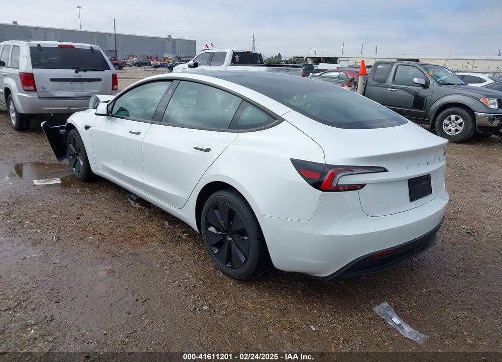 2025 TESLA MODEL 3 VIN: 5YJ3E1EB9SF904223