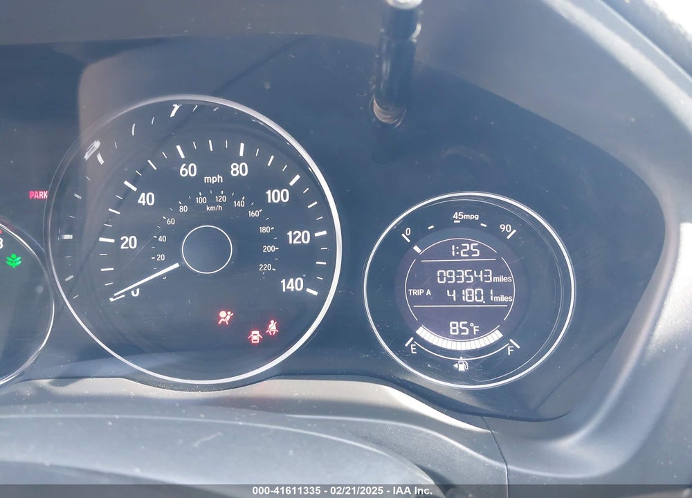 2016 HONDA HR-V EX-L VIN: 3CZRU6H76GM731372