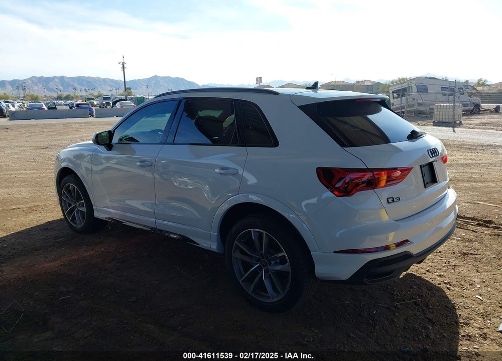 2024 AUDI Q3 PREMIUM PLUS 45 TFSI S LINE QUATTRO TIPTRONIC VIN: WA1EECF33R1112786