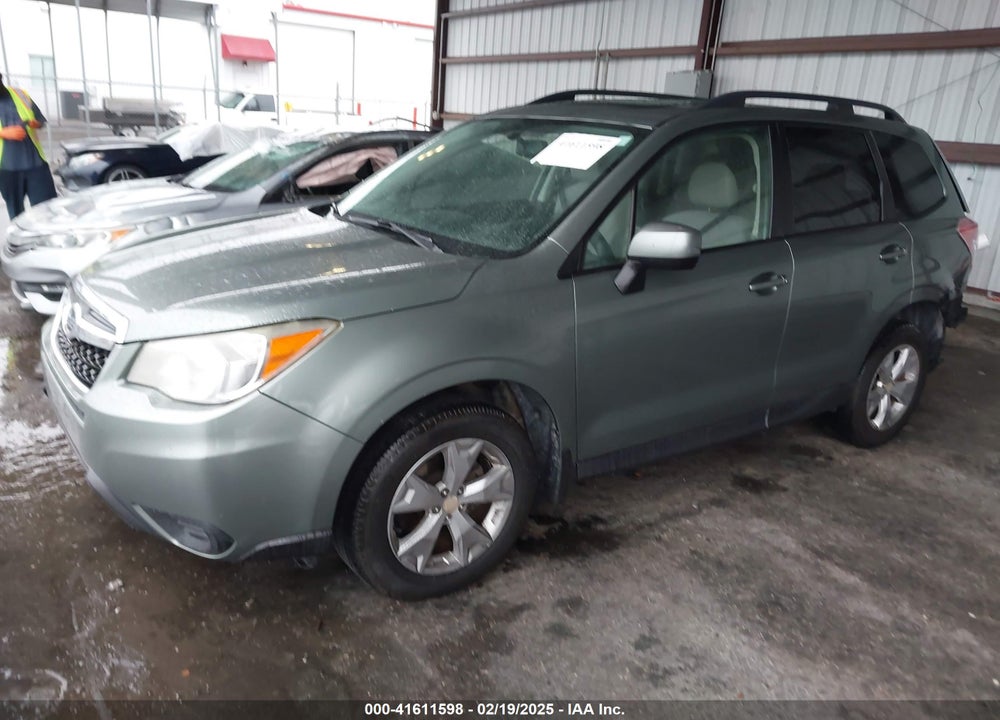 2014 SUBARU FORESTER 2.5I PREMIUM VIN: JF2SJADC6EH490146