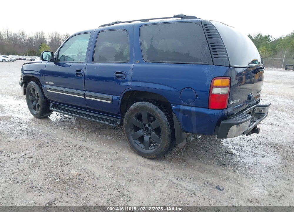 2001 CHEVROLET TAHOE LT VIN: 1GNEK13T81J207380