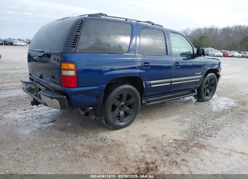 2001 CHEVROLET TAHOE LT VIN: 1GNEK13T81J207380