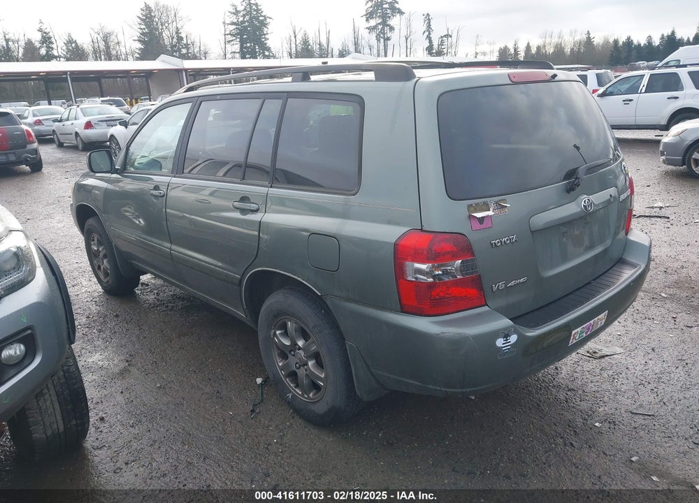 2005 TOYOTA HIGHLANDER V6 VIN: JTEEP21A750100300