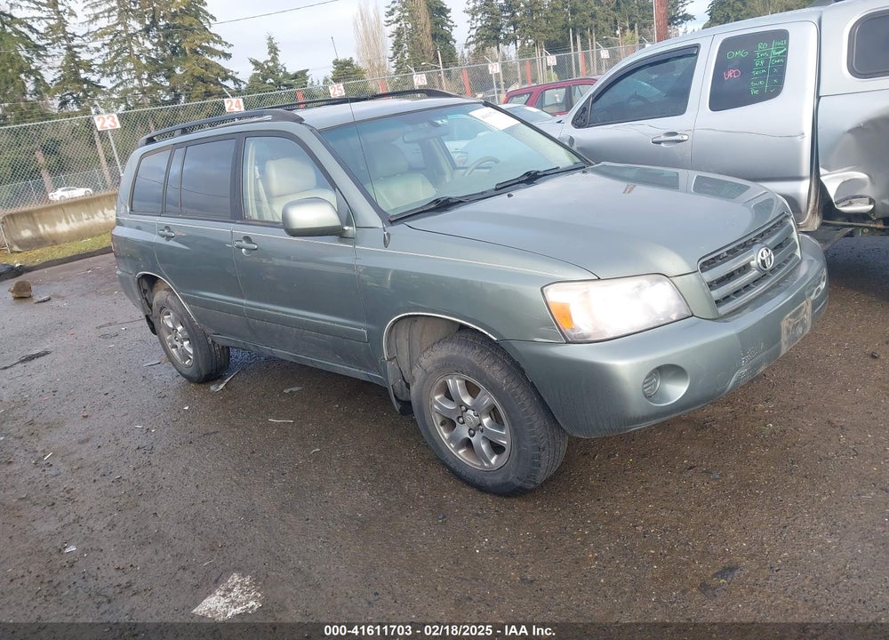 2005 TOYOTA HIGHLANDER V6 VIN: JTEEP21A750100300