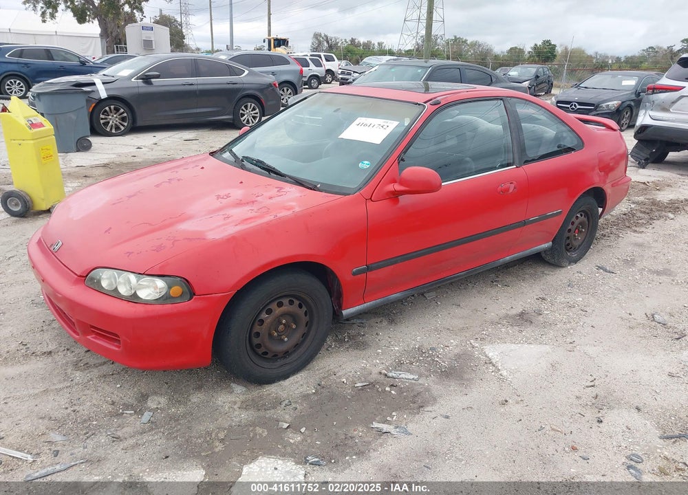 1993 HONDA CIVIC EX VIN: 1HGEJ116XPL040544