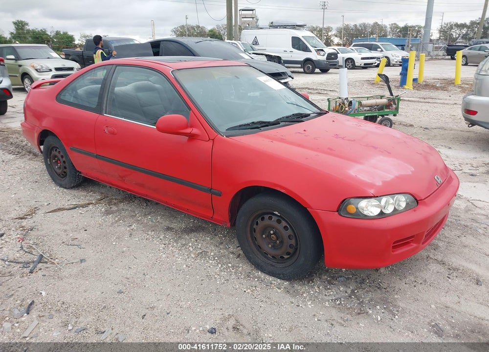 1993 HONDA CIVIC EX VIN: 1HGEJ116XPL040544
