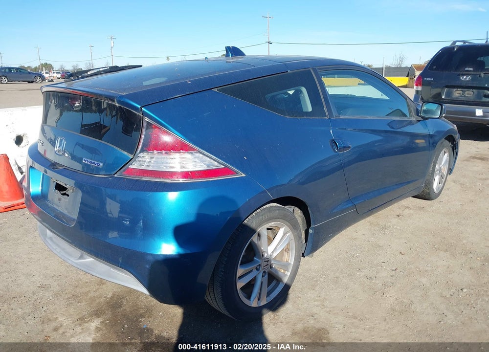 2011 HONDA CR-Z EX VIN: JHMZF1D64BS010742