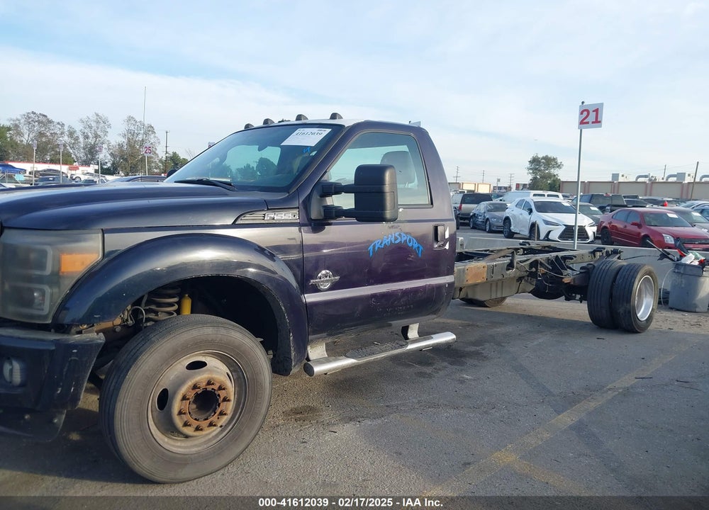 2013 FORD F-550 CHASSIS XL VIN: 1FDUF5GT2DEB34946