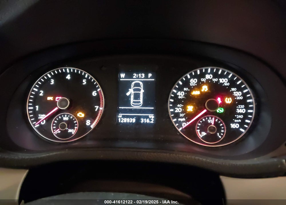 2013 VOLKSWAGEN PASSAT 2.5L SE VIN: 1VWBH7A36DC071644